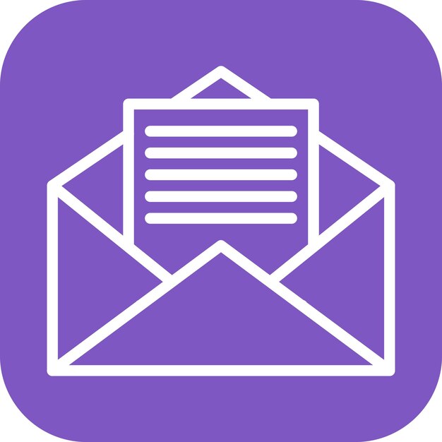 La imagen vectorial del icono de correo electrónico se puede utilizar para Contacte con nosotros