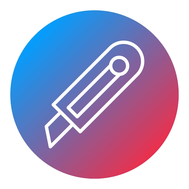 Imagen vectorial del icono del cortador de papel Se puede utilizar para imprimir