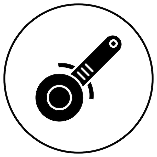 Imagen vectorial del icono del cortador Se puede usar para coser