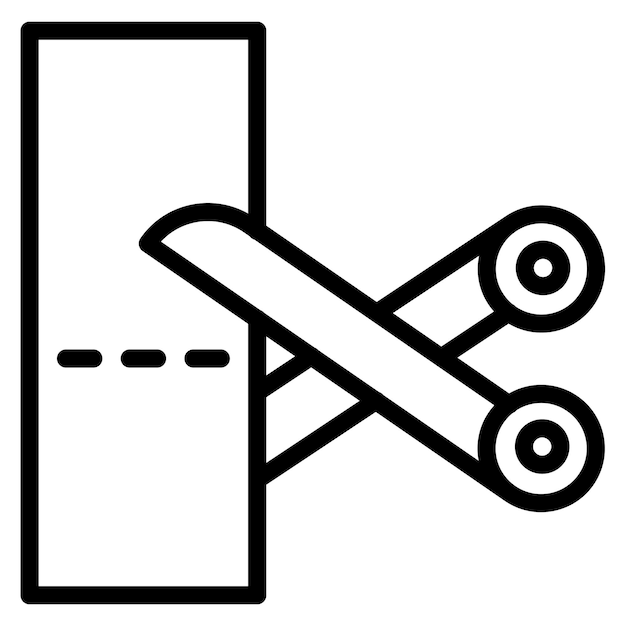 Imagen vectorial de icono de corte Se puede usar para Adicción