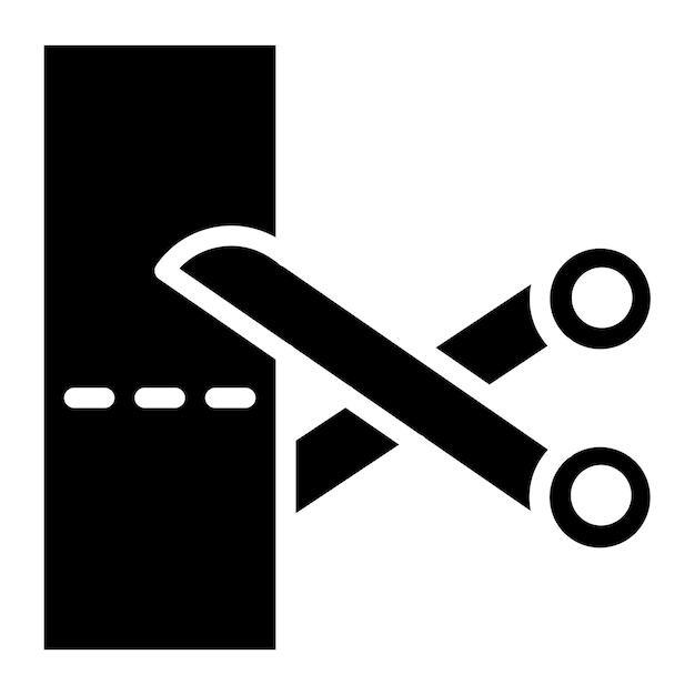 Imagen vectorial de icono de corte Se puede usar para Adicción