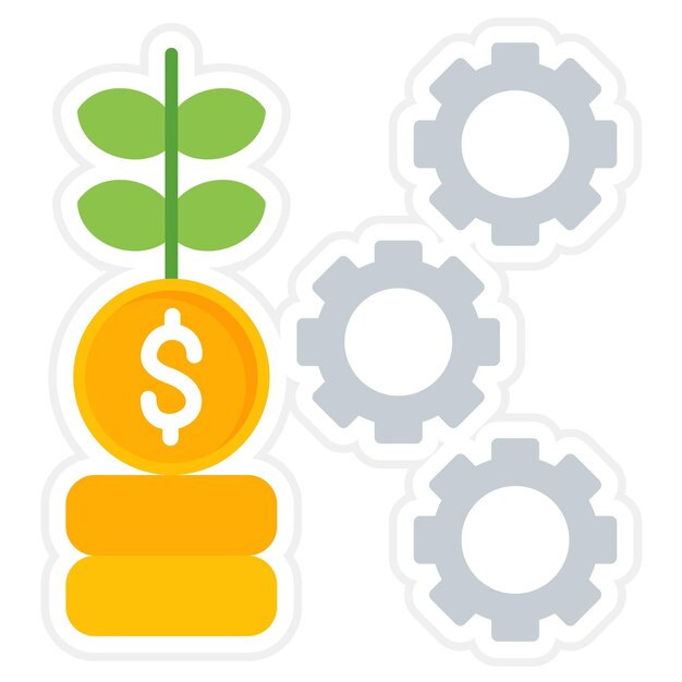 Imagen vectorial del icono de coste de Sprint Se puede utilizar para Finanzas y Dinero