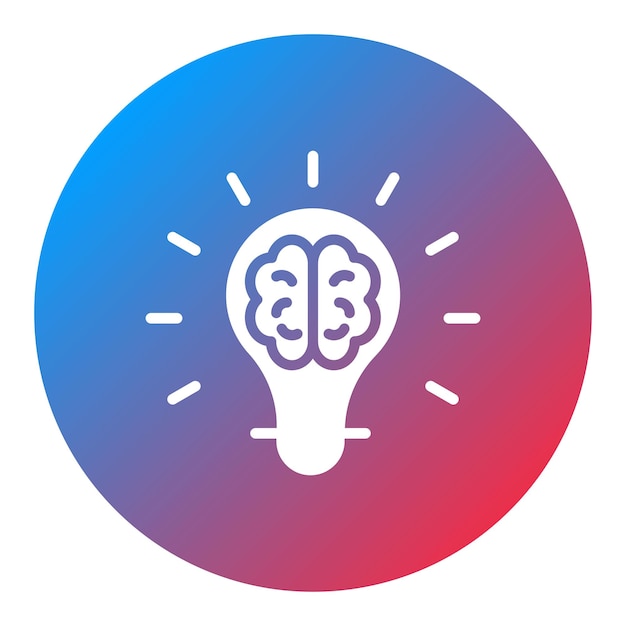 Imagen vectorial de icono de creatividad Se puede utilizar para el liderazgo