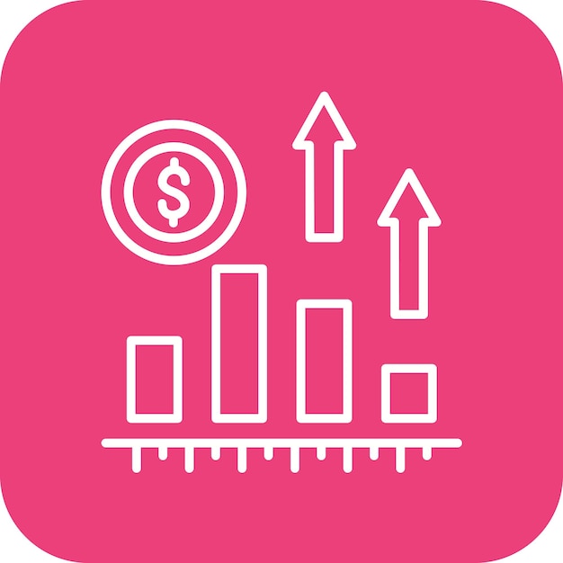 Imagen vectorial del icono de crecimiento empresarial Se puede utilizar para la formación empresarial