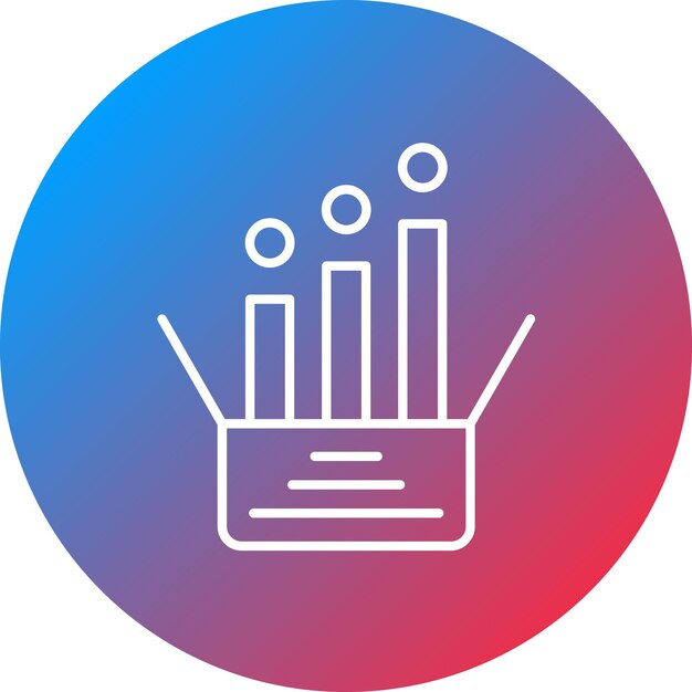 Imagen vectorial del icono de crecimiento del producto Se puede utilizar para Digital Nomad