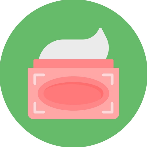 Imagen vectorial del icono de la crema hidratante Se puede usar para cosmetología