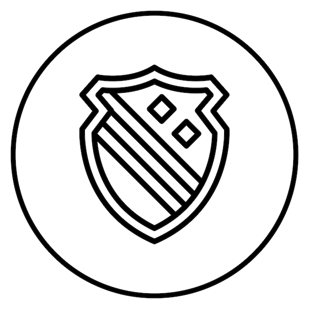 Imagen vectorial del icono de la cresta familiar Se puede utilizar para la herencia