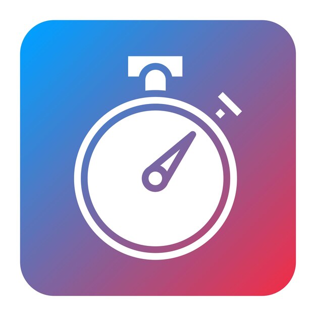 Imagen vectorial del icono del cronómetro Se puede usar para Fitness