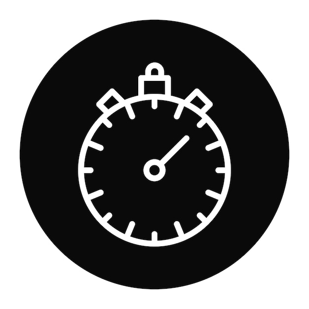 Imagen vectorial del icono del cronómetro Se puede utilizar para los logros