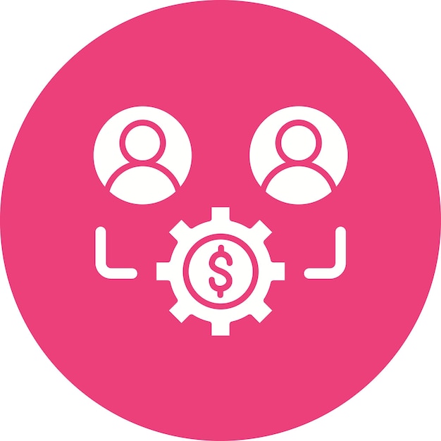 Imagen vectorial de icono de crowdfunding Se puede utilizar para el emprendimiento