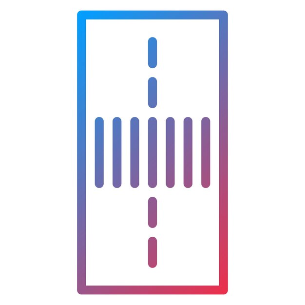 Imagen vectorial del icono del cruce peatonal Se puede utilizar para servicios públicos