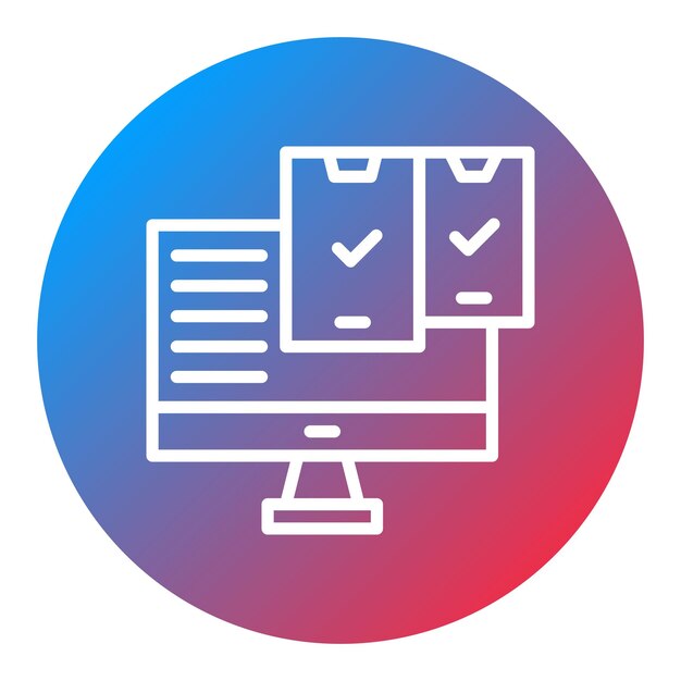 Imagen vectorial de icono cruzado de plataforma Se puede usar para Video Blog