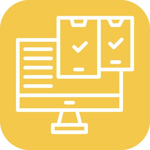 Imagen vectorial de icono cruzado de plataforma Se puede usar para Video Blog