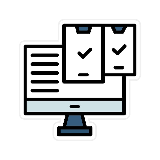 Imagen vectorial de icono cruzado de plataforma Se puede usar para Video Blog
