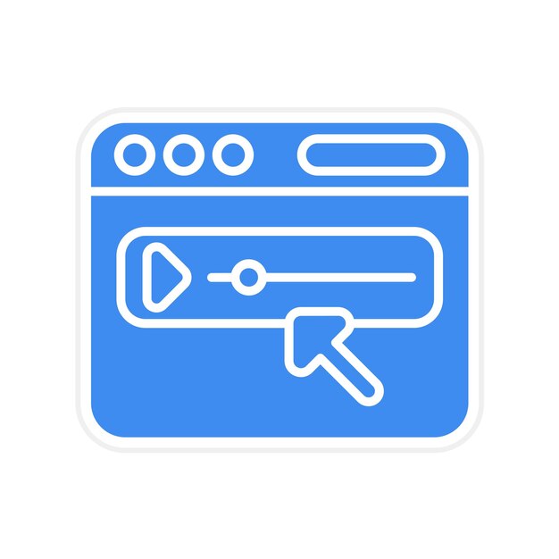 Imagen vectorial de icono Cta Se puede utilizar para el marketing en Internet