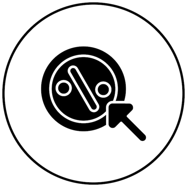 Imagen vectorial de icono Ctr Puede utilizarse para el marketing en Internet
