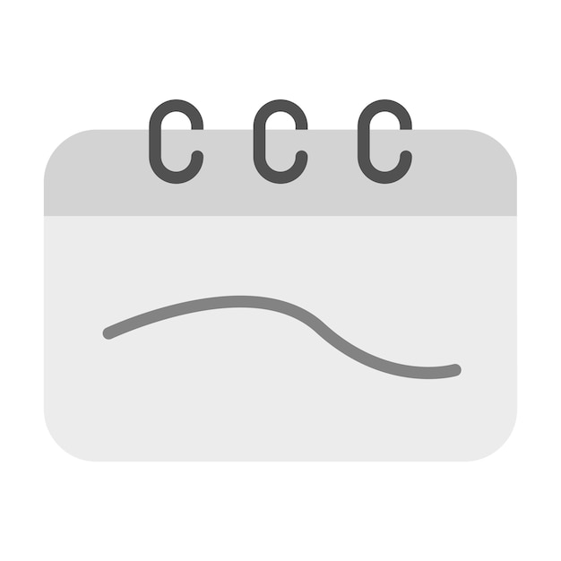 Imagen vectorial del icono del cuaderno de bocetos Se puede utilizar para el diseño