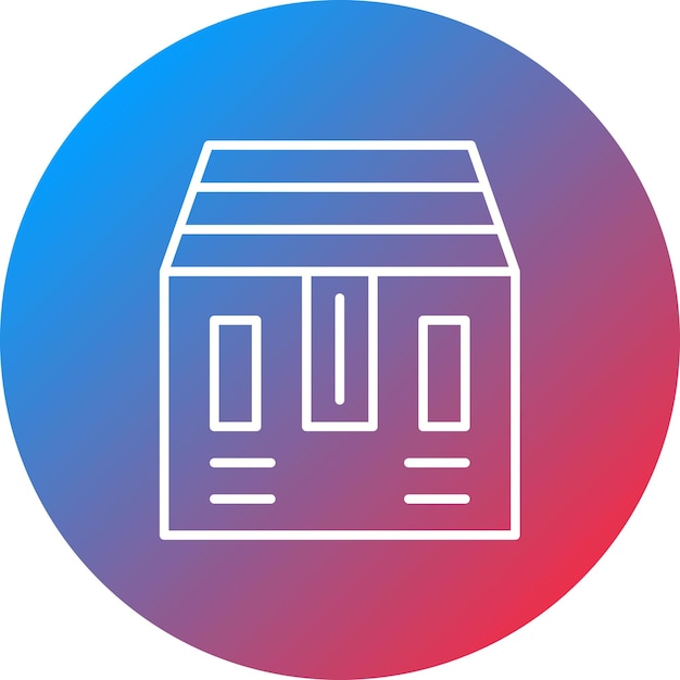 Imagen vectorial del icono del cuadro Se puede utilizar para el inicio de la empresa