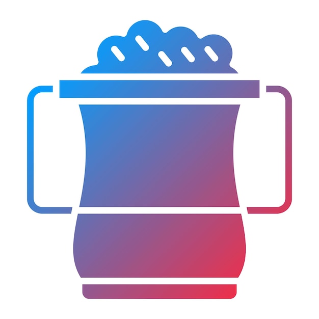 Imagen vectorial del icono del cubo de arena Se puede utilizar para los servicios de emergencia