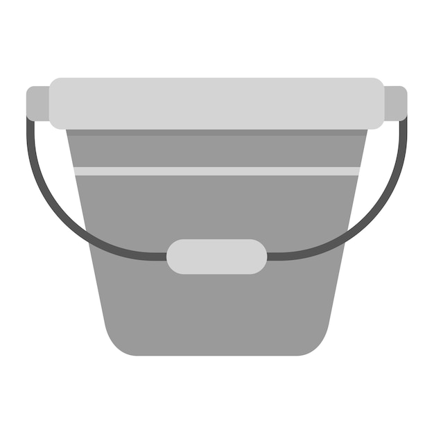 Imagen vectorial del icono del cubo Se puede usar para jardinería