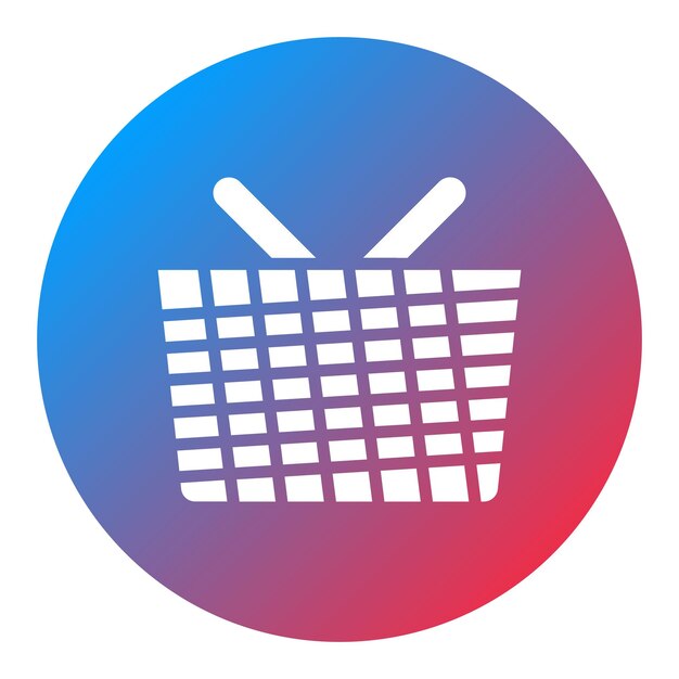 Imagen vectorial del icono del cubo Se puede utilizar para la lavandería