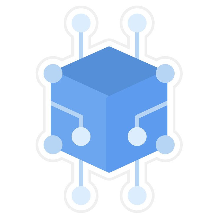 Vector imagen vectorial del icono del cubo se puede utilizar para la realidad virtual
