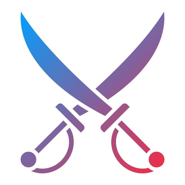 La imagen vectorial del icono del cuchillo pirata se puede usar para Pirate