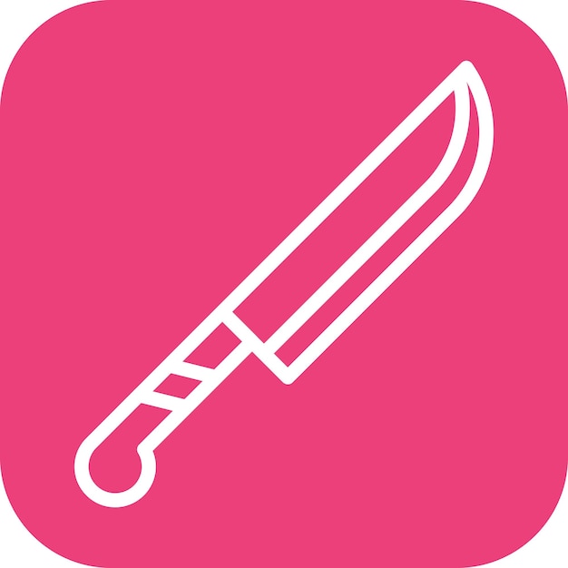 Imagen vectorial del icono del cuchillo Se puede usar para Shoemaker