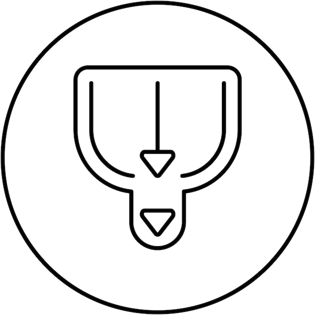 Imagen vectorial del icono de cuello de botella Se puede usar para Factory