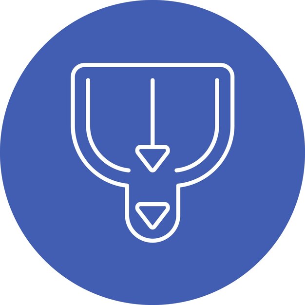 Imagen vectorial del icono de cuello de botella Se puede usar para Factory