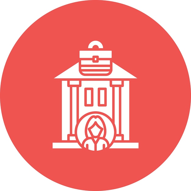 Imagen vectorial del icono de la cuenta bancaria de la empresa Se puede utilizar para la contabilidad
