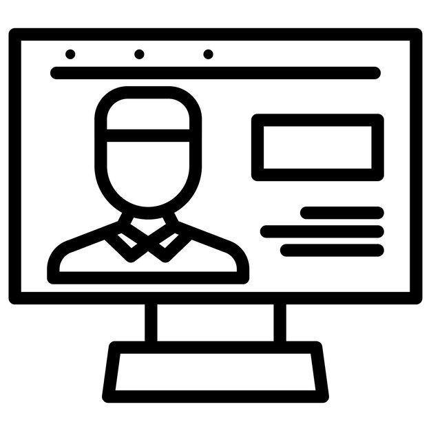 Imagen vectorial del icono de la cuenta Se puede utilizar para el comercio minorista digital