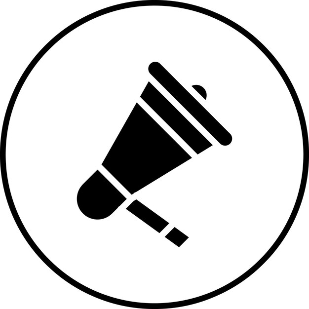 Imagen vectorial del icono del cuerno de toro Se puede usar para el rugby
