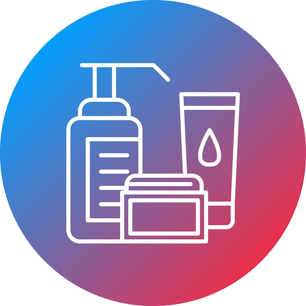 Imagen vectorial del icono de cuidado de la piel Se puede usar para Spa