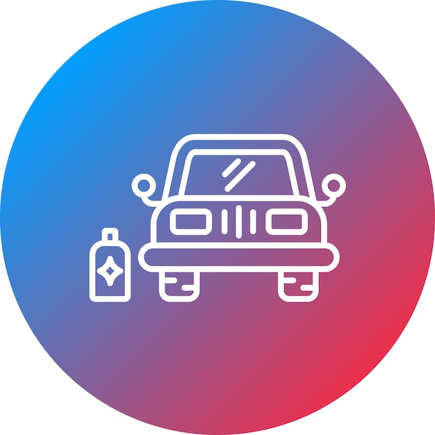Imagen vectorial de icono de cuidado Se puede usar para el lavado de coches