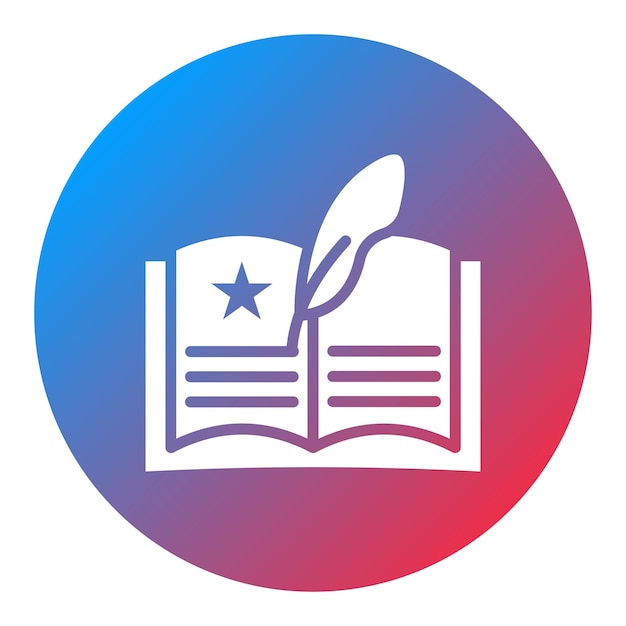 Imagen vectorial de icono de cultura Se puede utilizar para la literatura