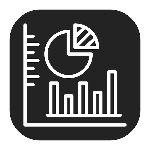 Imagen vectorial del icono de cuota de mercado Se puede utilizar para el rendimiento empresarial