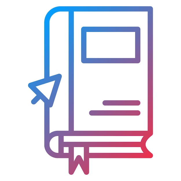 Imagen vectorial del icono de los cursos Puede utilizarse para el currículum vitae