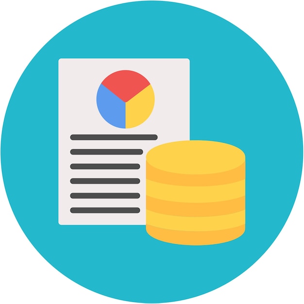 La imagen vectorial del icono de datos se puede utilizar para la gestión de crisis