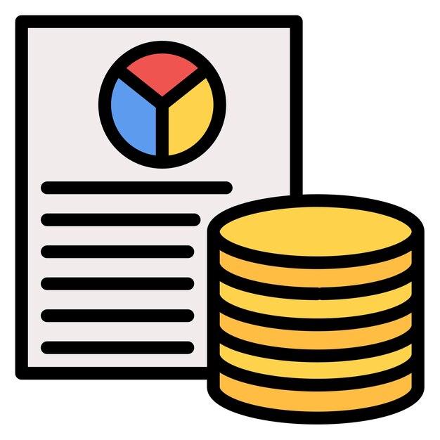 La imagen vectorial del icono de datos se puede utilizar para la gestión de crisis
