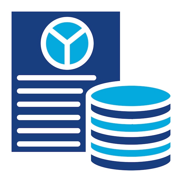 La imagen vectorial del icono de datos se puede utilizar para la gestión de crisis