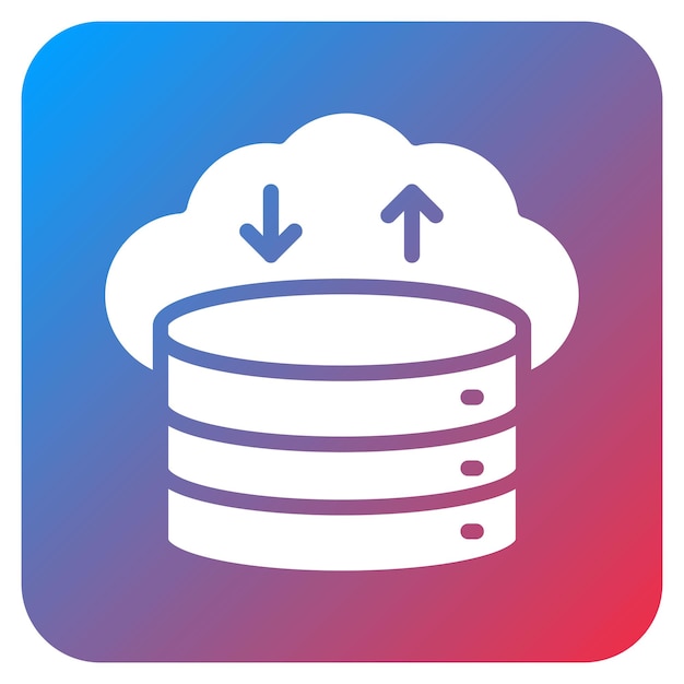 Imagen vectorial del icono de datos Se puede utilizar para la investigación de mercado