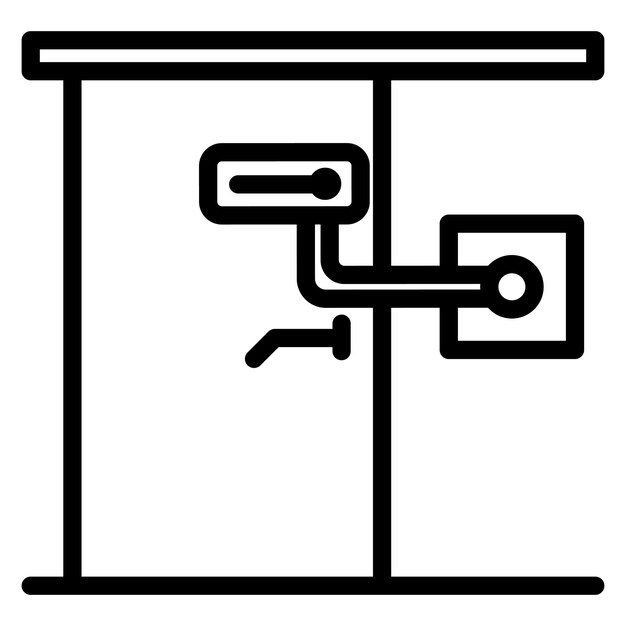 La imagen vectorial del icono de Deadbolt se puede usar para Locksmith