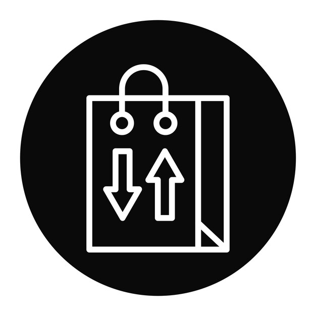 Imagen vectorial del icono de la decisión de compra Se puede utilizar para el merchandising