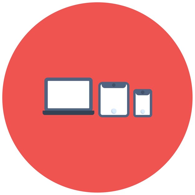 Imagen vectorial de icono de degradación graciosa Se puede usar para UX e UI