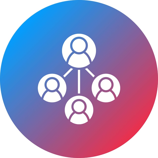 Imagen vectorial del icono de Delegación de Trabajo Se puede utilizar para Agile