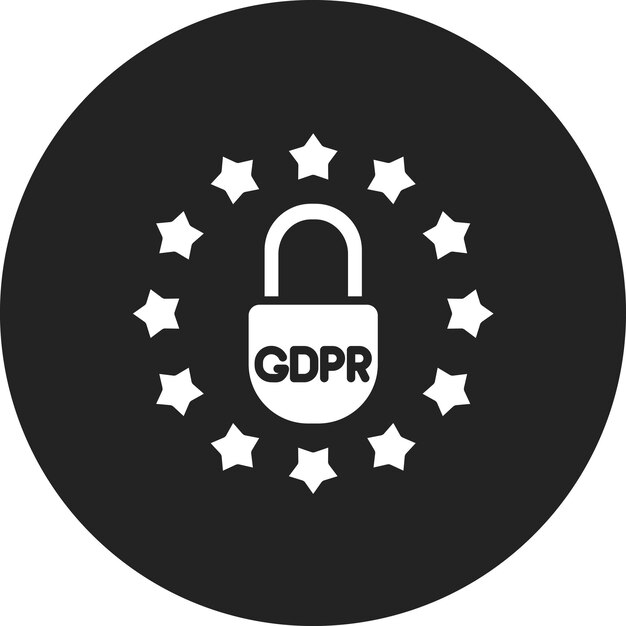 Imagen vectorial del icono de la demanda del RGPD Puede utilizarse para el RGPD