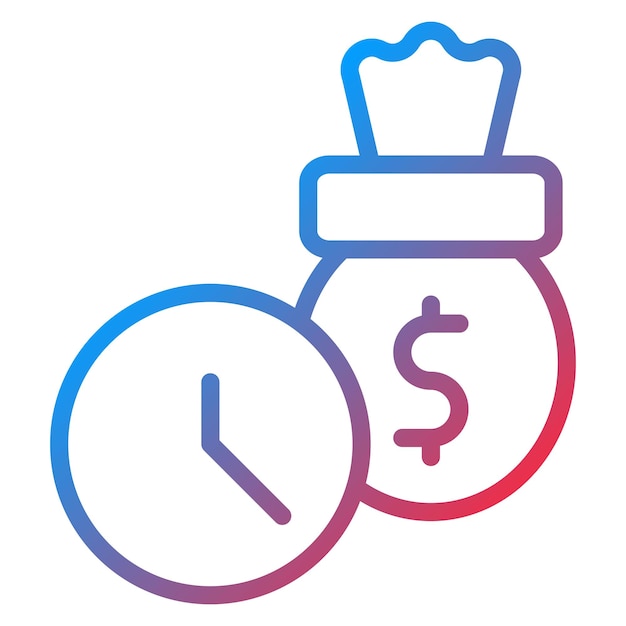 Imagen vectorial del icono del depósito Se puede utilizar para la banca