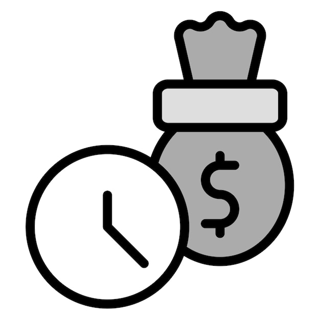 Imagen vectorial del icono del depósito Se puede utilizar para la banca