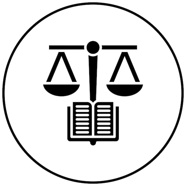Imagen vectorial del icono de la derecha a la educación Se puede utilizar para la educación en línea